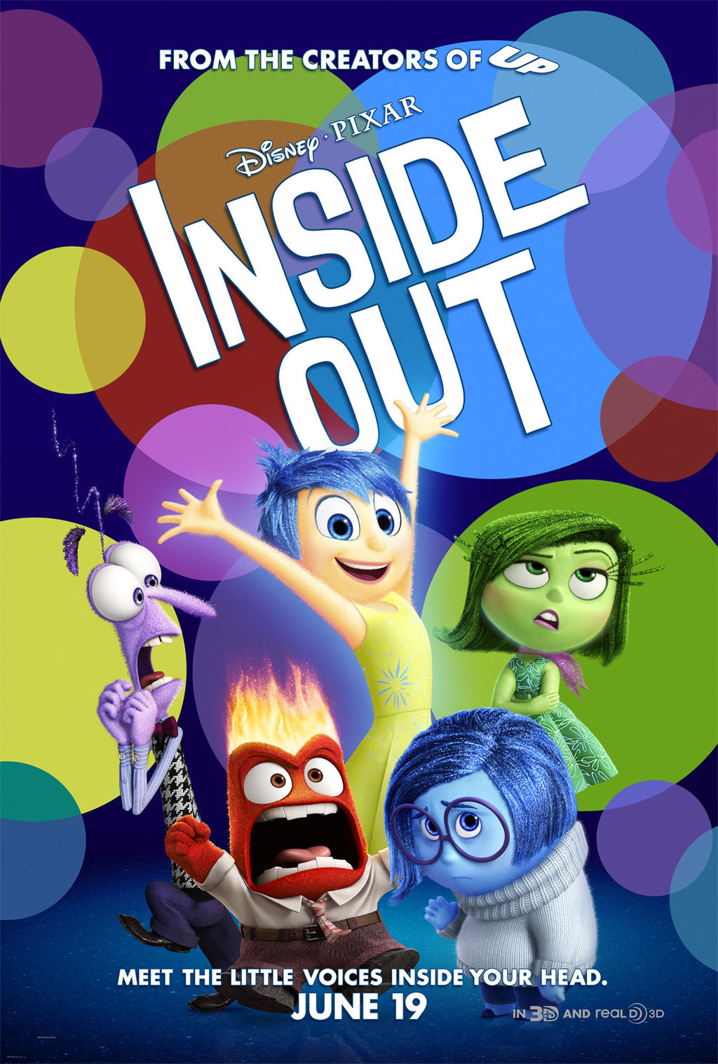 Inside Out | Agymanók (2015): imdb pontszám: 8.1 / Rotten Tomatoes nézői értékelés: 89%