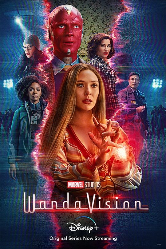 WandaVision | WandaVízió (2021): imdb pontszám: 7.9 / Rotten Tomatoes nézői értékelés: 87%