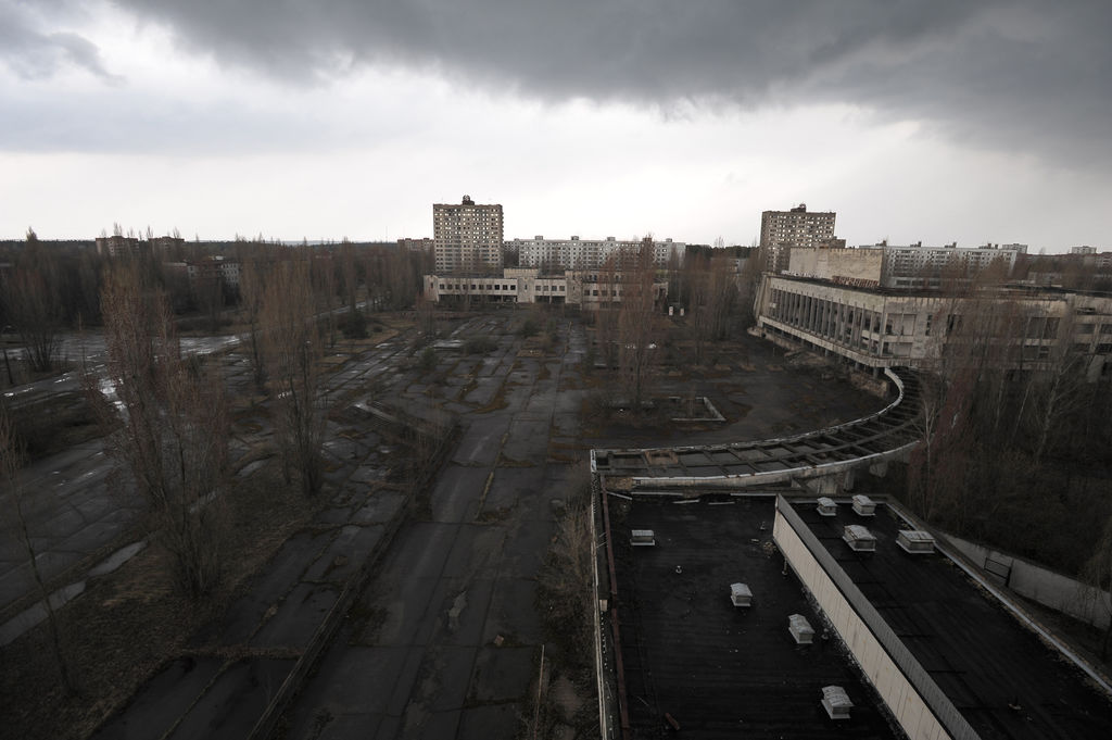 Pripyat városa a valóságban - Fotó: Ihor Khomych