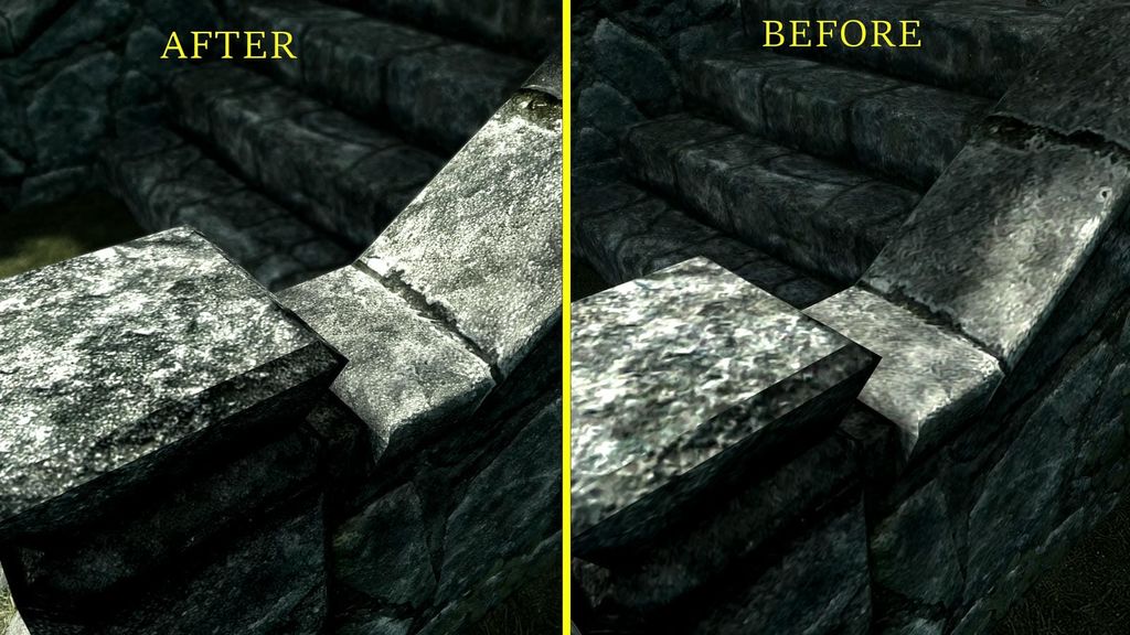 The Elder Scrolls 5: Skyrim grafikai mod összehasonlítás