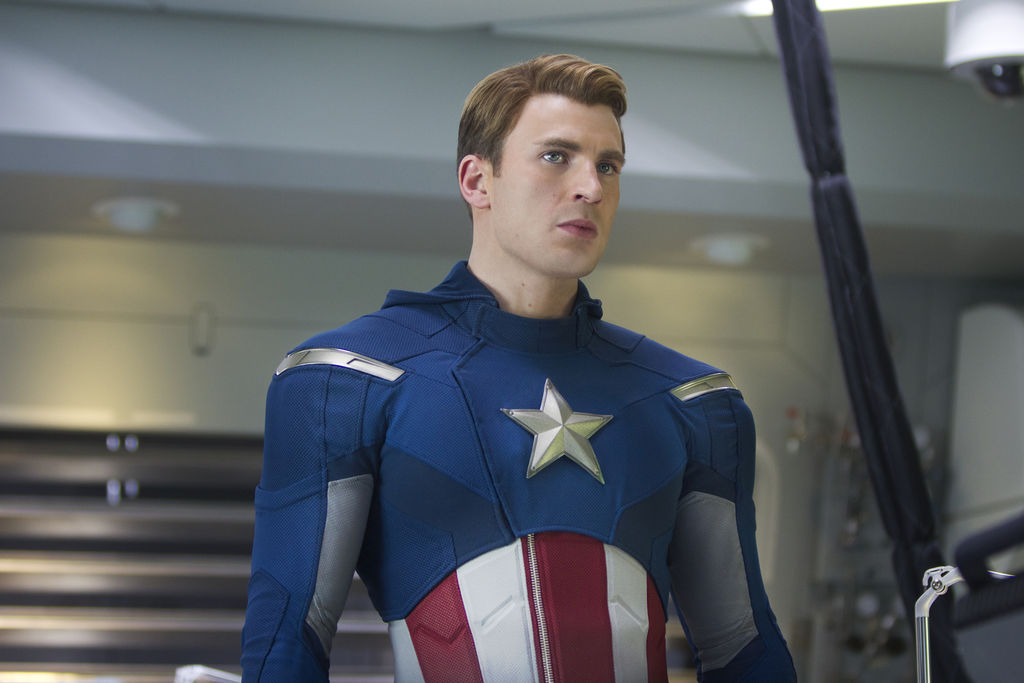 Chris Evans, mint Steve Rogers/Amerika Kapitány