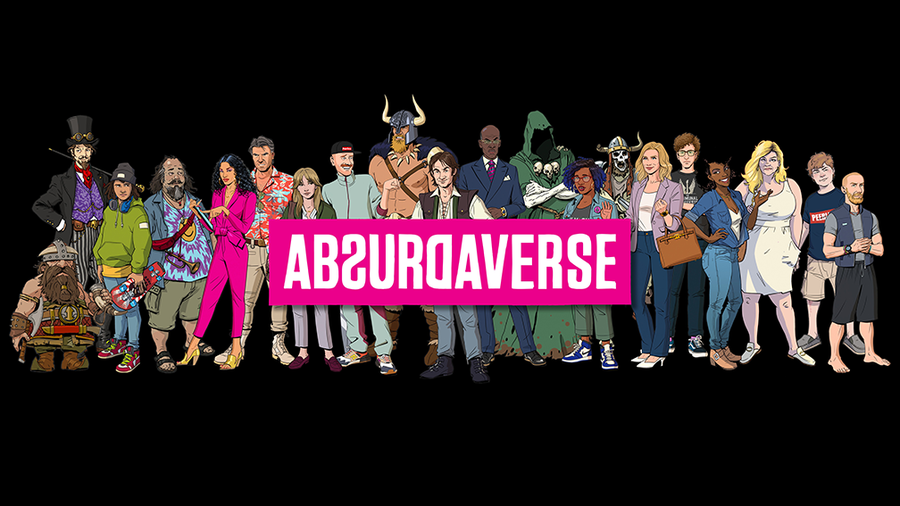 Az Absurdaverse „új típusú hősei” – Forrás: Absurd Ventures