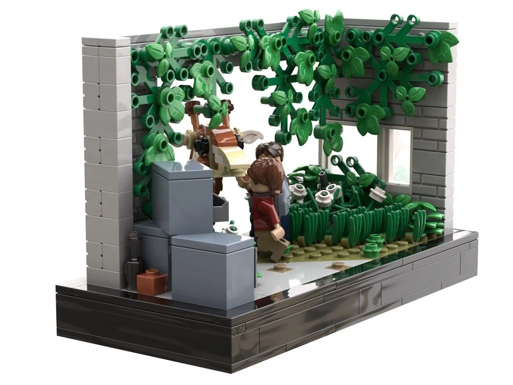 Az ominózus jelenet LEGO-ból a The Last of Us alapján egy másik szögből