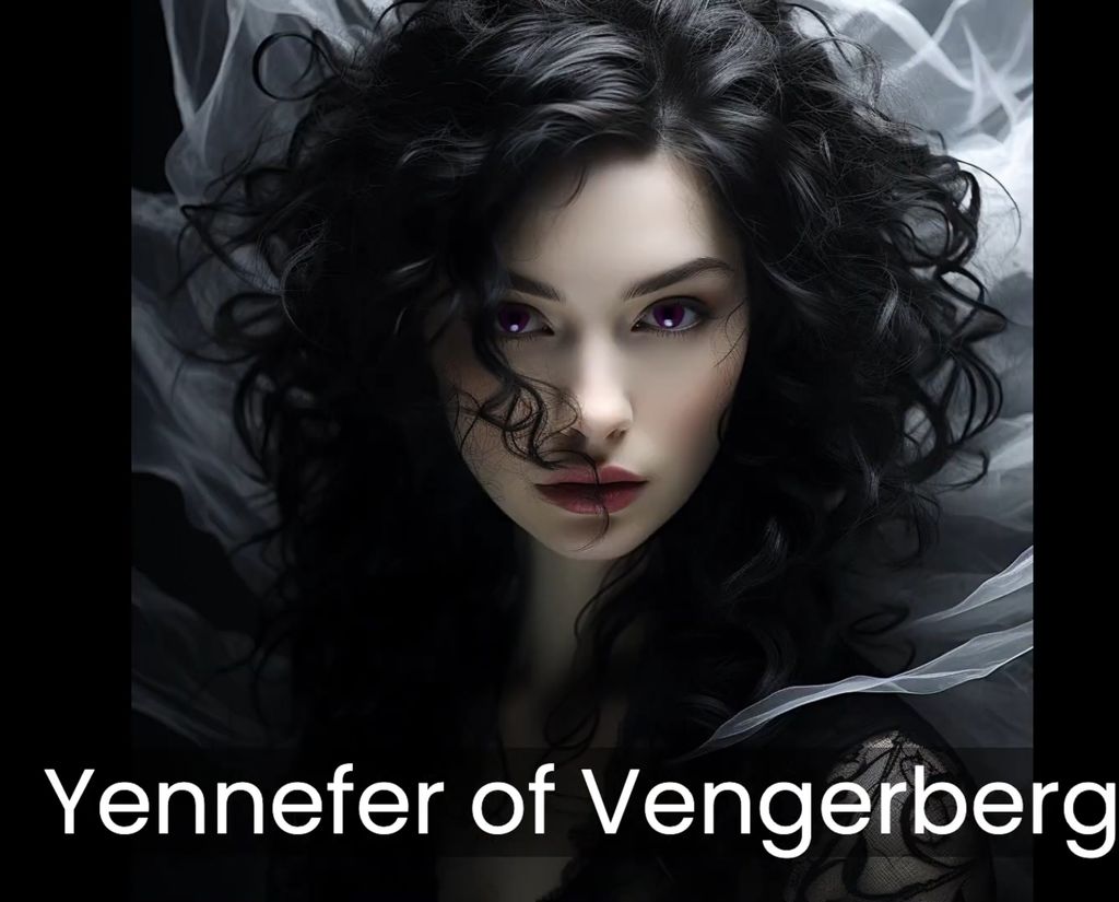 Yennefer a könyvek leírása alapján