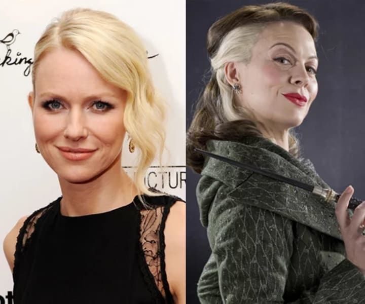 Naomi Watts, mint Narcissa Malfoy