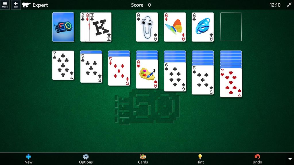 50. évfordulós téma a Microsoft Pasziánszhoz