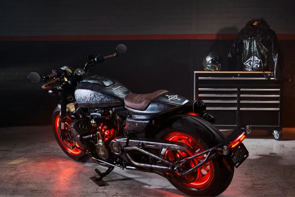 A DOOM: The Dark Ages játékhoz készült Harley Davidson motor és kiegészítői