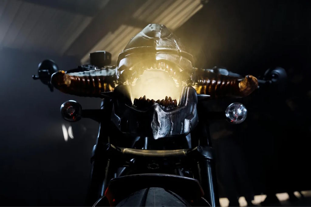 A DOOM: The Dark Ages játékhoz készült Harley Davidson motor és kiegészítői