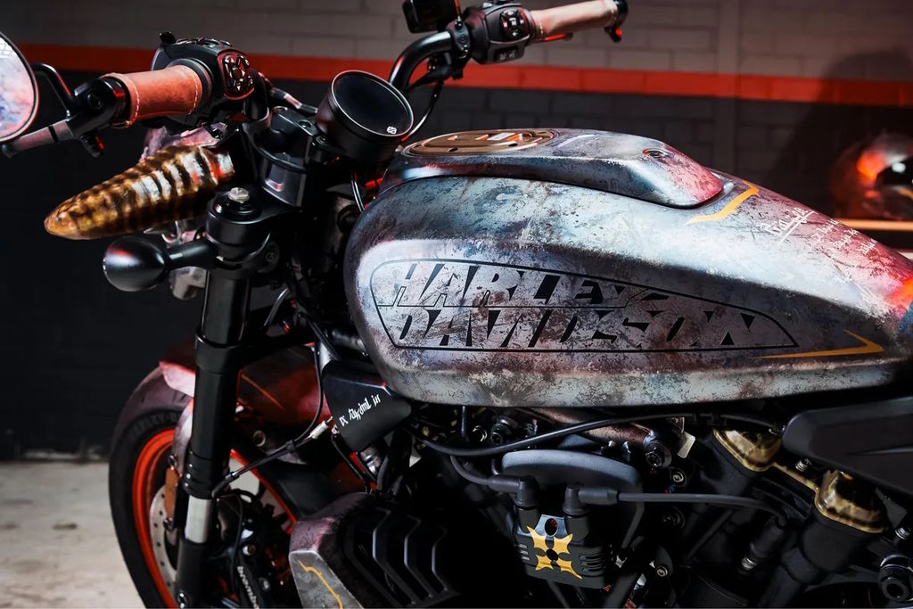 A DOOM: The Dark Ages játékhoz készült Harley Davidson motor és kiegészítői