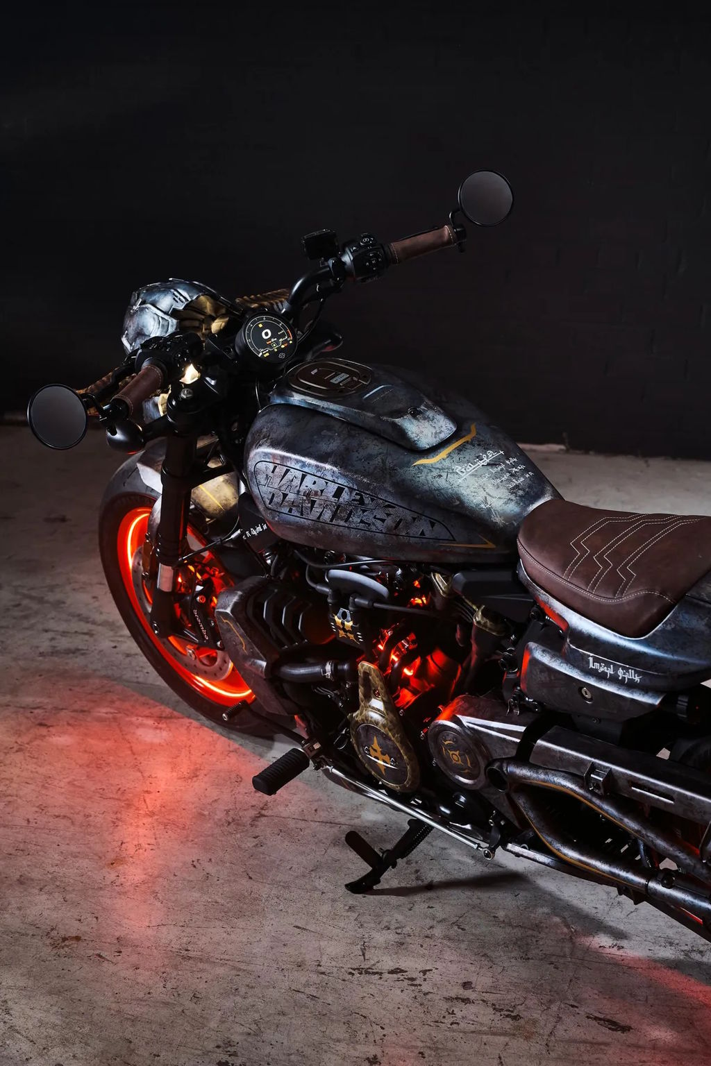 A DOOM: The Dark Ages játékhoz készült Harley Davidson motor és kiegészítői