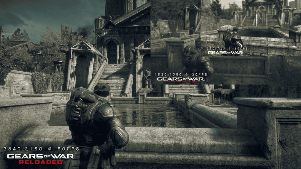 Gears of War: Reloaded vs Gears of War: Ultimate Edition vs Gears of War (2006) grafikai összehasonlítás