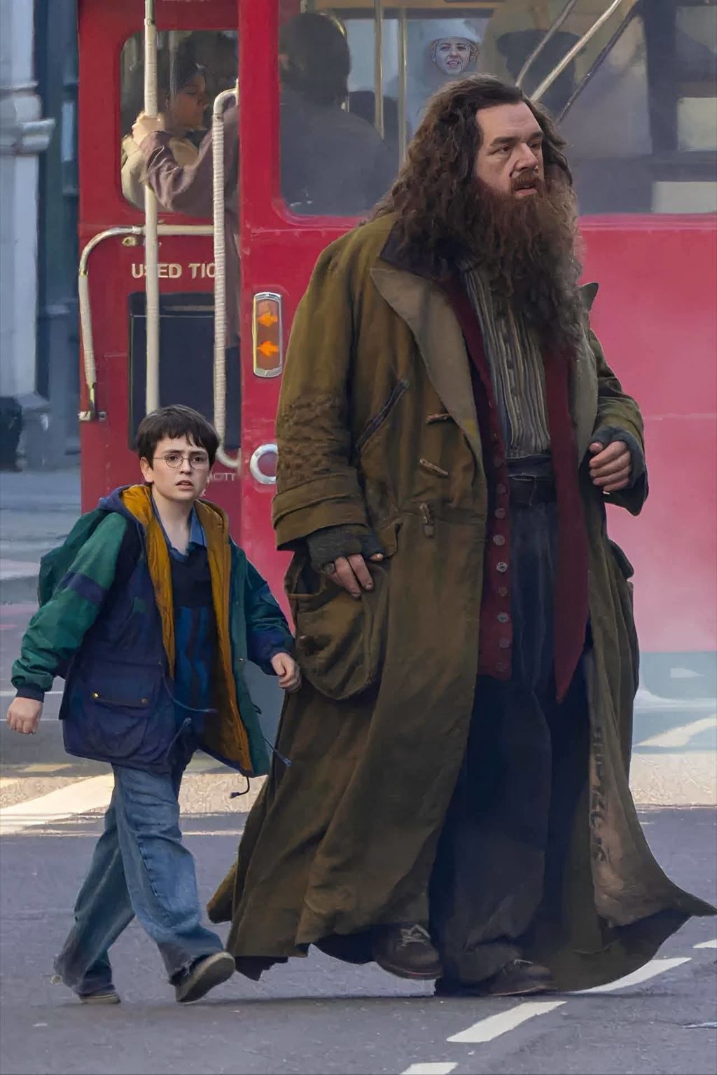 Az új Harry Potter sorozat forgatásán készült fotó