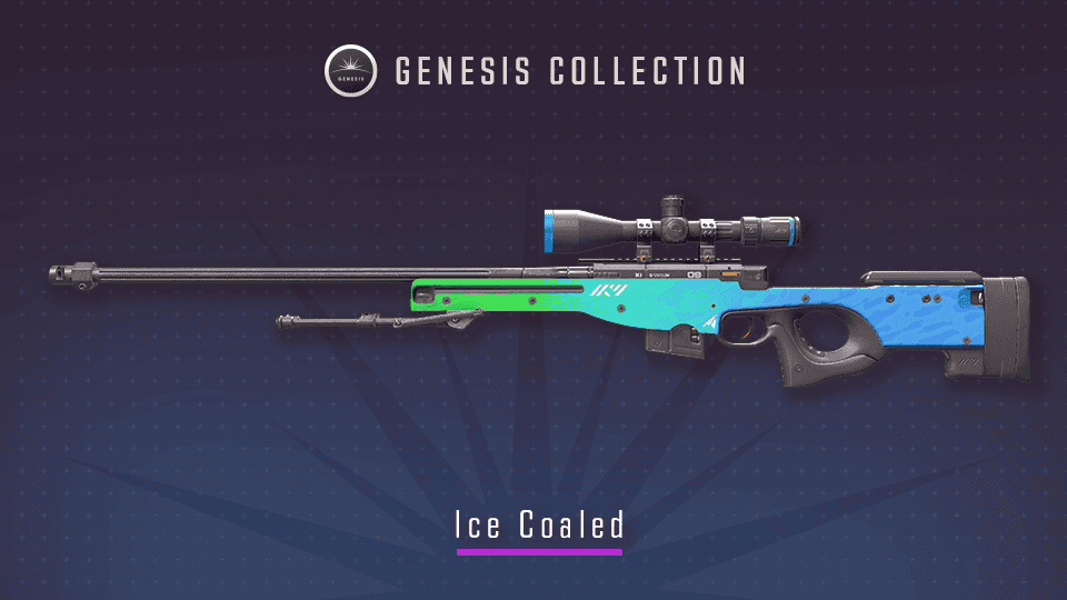 Genesis Collection: Ice Coaled AWP CS2 skin