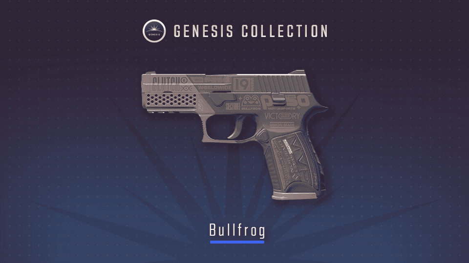Genesis Collection: Bullfrog P250 CS2 skin