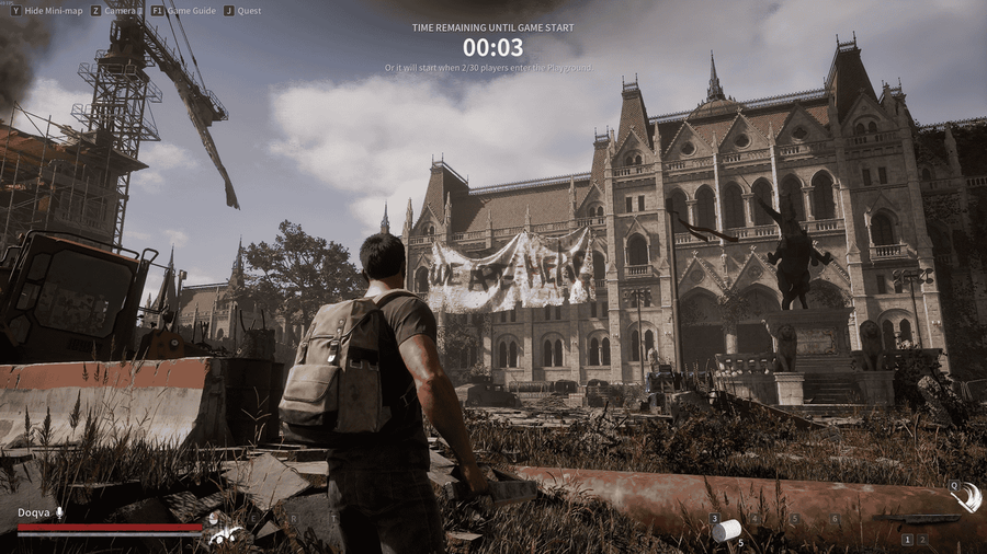 Az Országház épülete a The Cube, Save Us című játékban - Képek forrása: XLGAMES, PC Guru, Vida Raul