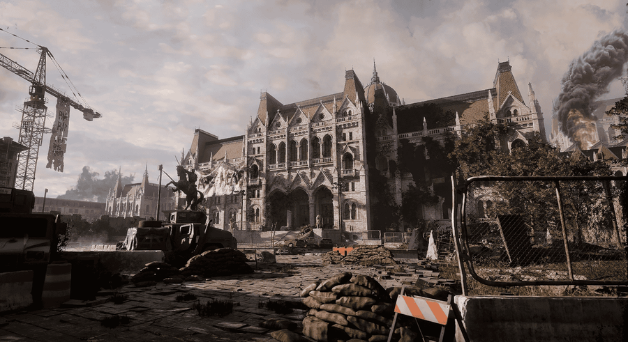 Az Országház épülete a The Cube, Save Us című játékban - Képek forrása: XLGAMES, PC Guru, Vida Raul