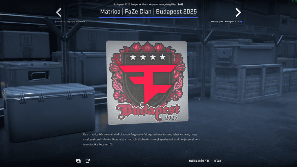 A StarLadder Budapest Major esélyeseinek matricái