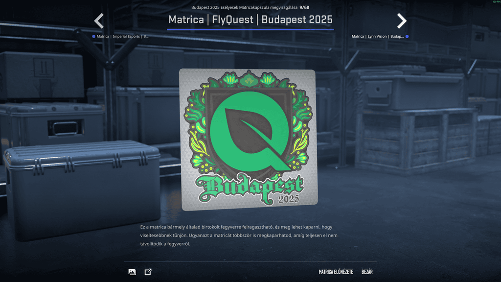 A StarLadder Budapest Major esélyeseinek matricái