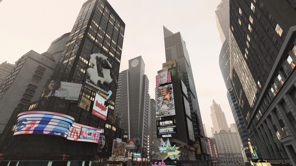 Képek a felturbózott GTA 4 RTX Remix modból