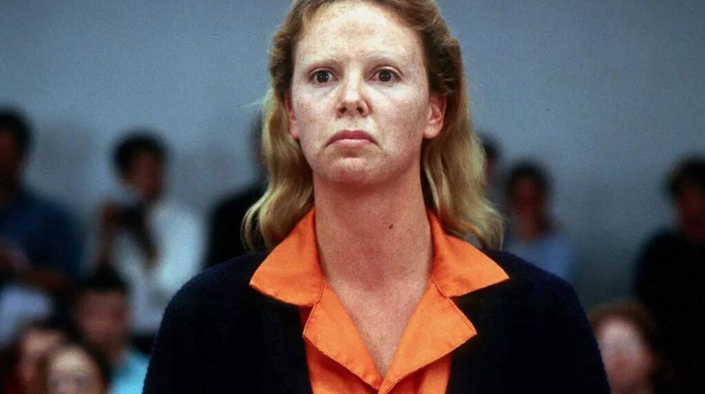 Charlize Theron mint Aileen Wuornos A rém című filmbne 
