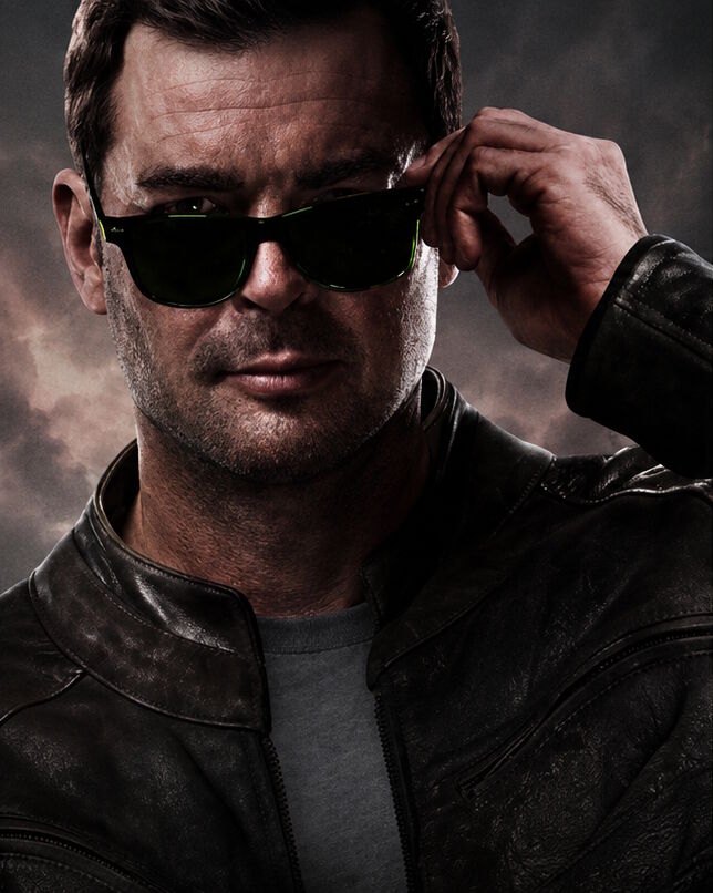 Johnny Cage (Karl Urban alakításában) a Mortal Kombat 2 filmben