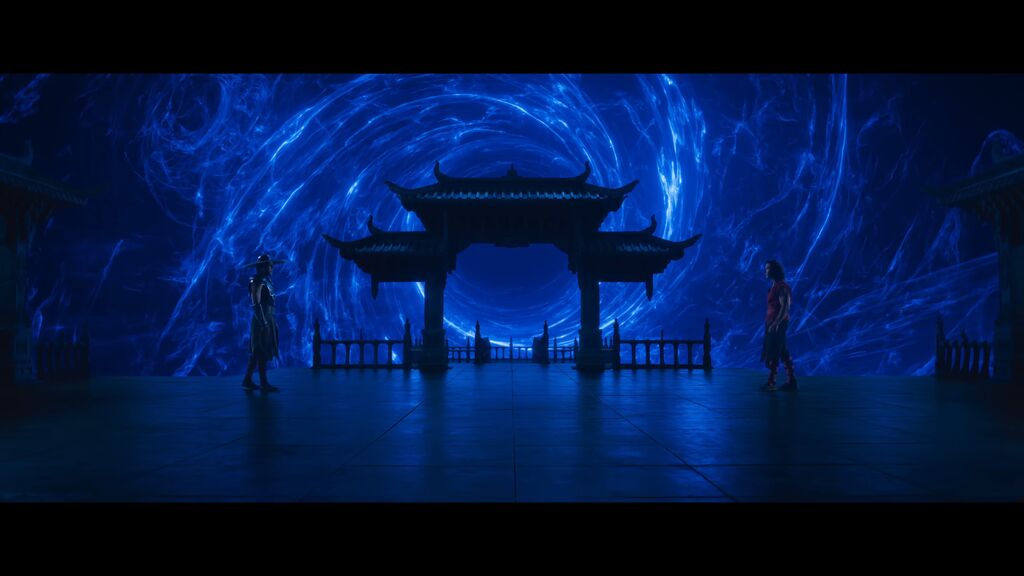 A Mortal Kombat 2 egyik arénája: Blue Portal
