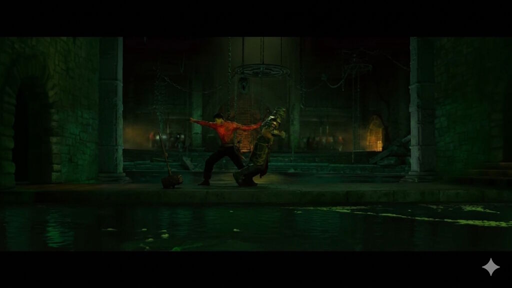 A Mortal Kombat 2 egyik arénája: Dead Pool