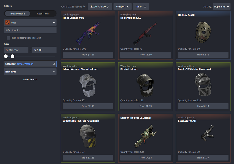 A keres&eacute;s hathat&oacute;sabb&aacute; t&eacute;tele dinamikus szűrőkkel - forr&aacute;s: Valve