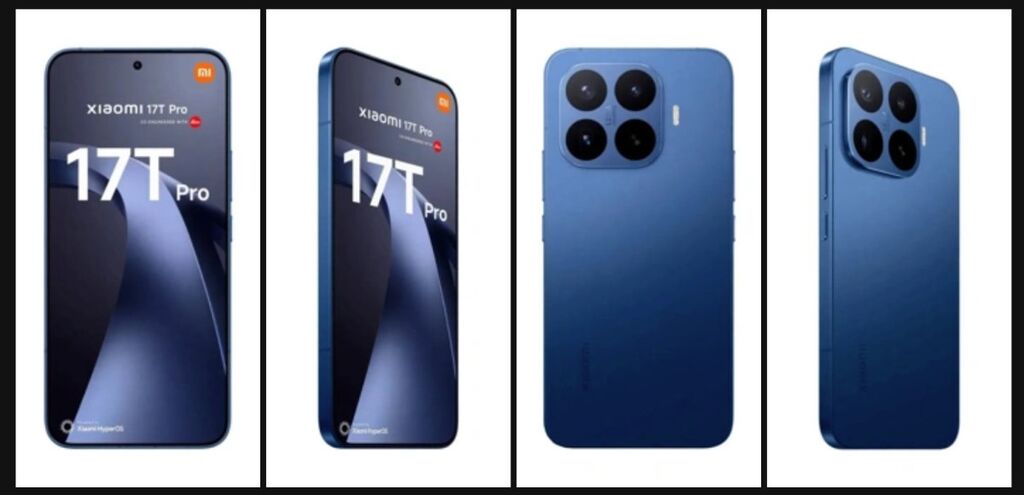 A Xiaomi 17T Pro kékben - forrás: MT Today (a GSMArena-n keresztül)