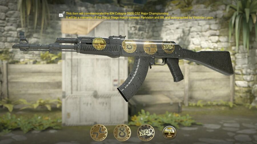 Egy szuven&iacute;r t&aacute;rgy az &uacute;j CS2 friss&iacute;t&eacute;st k&ouml;vetően - forr&aacute;s: Valve
