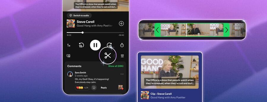 A Spotify Clips fel&uuml;lete - forr&aacute;s: Spotify