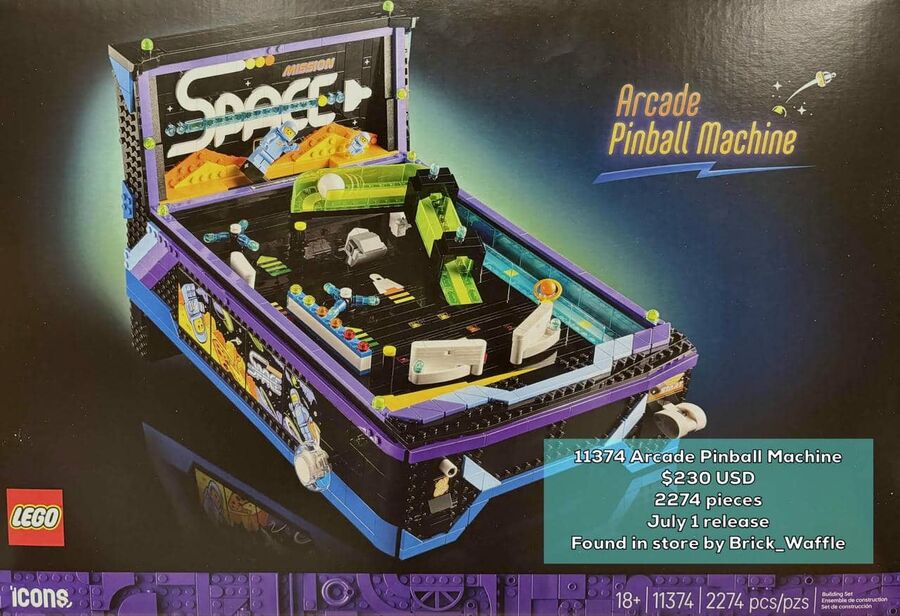 LEGO 11374 Arcade Pinball Machine - forr&aacute;s: Brick_Waffle