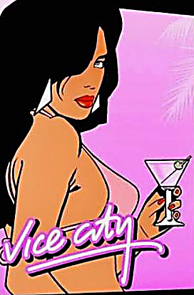 A GTA 3 Vice City borítóján szereplő hölgy