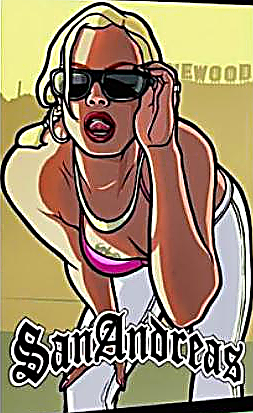 A GTA 3 San Andreas borítóján szereplő hölgy