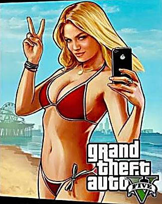 A GTA V borítóján szereplő hölgy