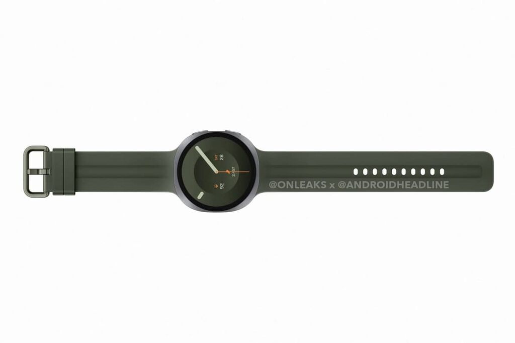 A Samsung Galaxy Watch9 ezüst színben - forrás: Android Headlines