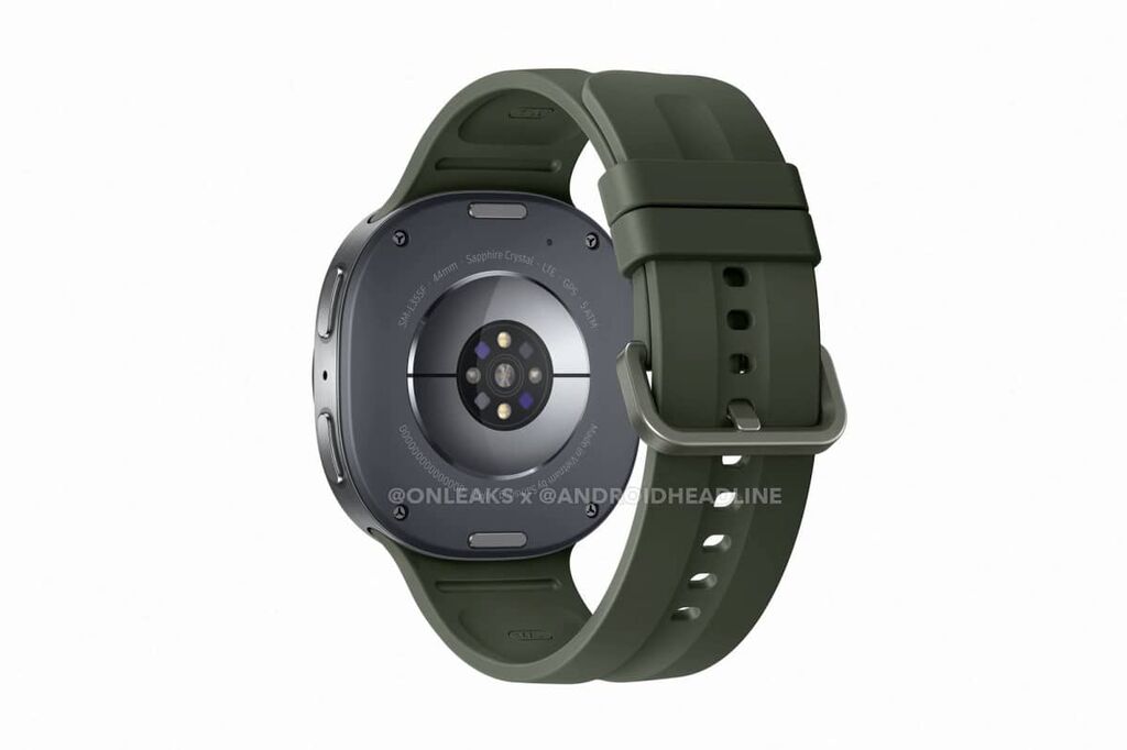 A Samsung Galaxy Watch9 ezüst színben - forrás: Android Headlines