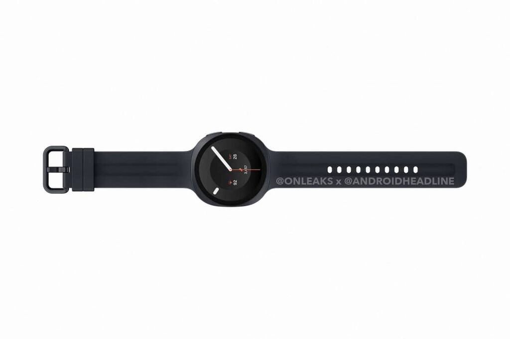 A Samsung Galaxy Watch9 grafitszürke színben - forrás: Android Headlines