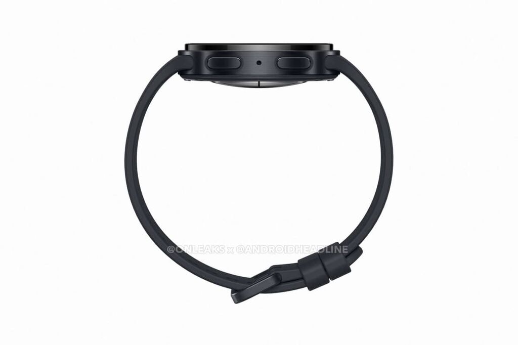 A Samsung Galaxy Watch9 grafitszürke színben - forrás: Android Headlines