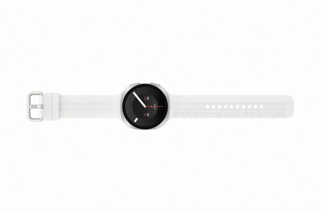 A Samsung Galaxy Watch9 krémszínben - forrás: Android Headlines