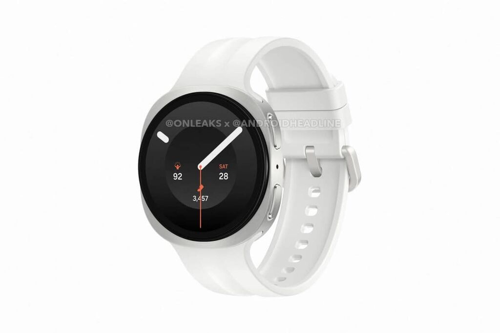A Samsung Galaxy Watch9 krémszínben - forrás: Android Headlines