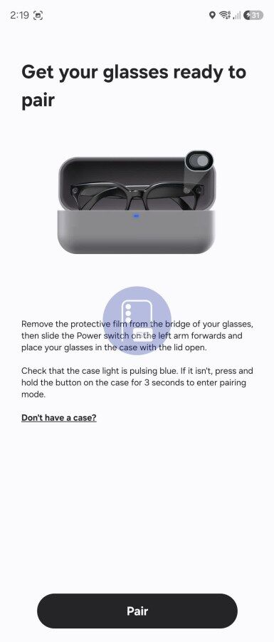 A Samsung Galaxy Glasses alkalmaz&aacute;s - forr&aacute;s: SammyGuru