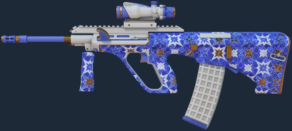 AUG | Lapis Lazuli – forrás: Valve
