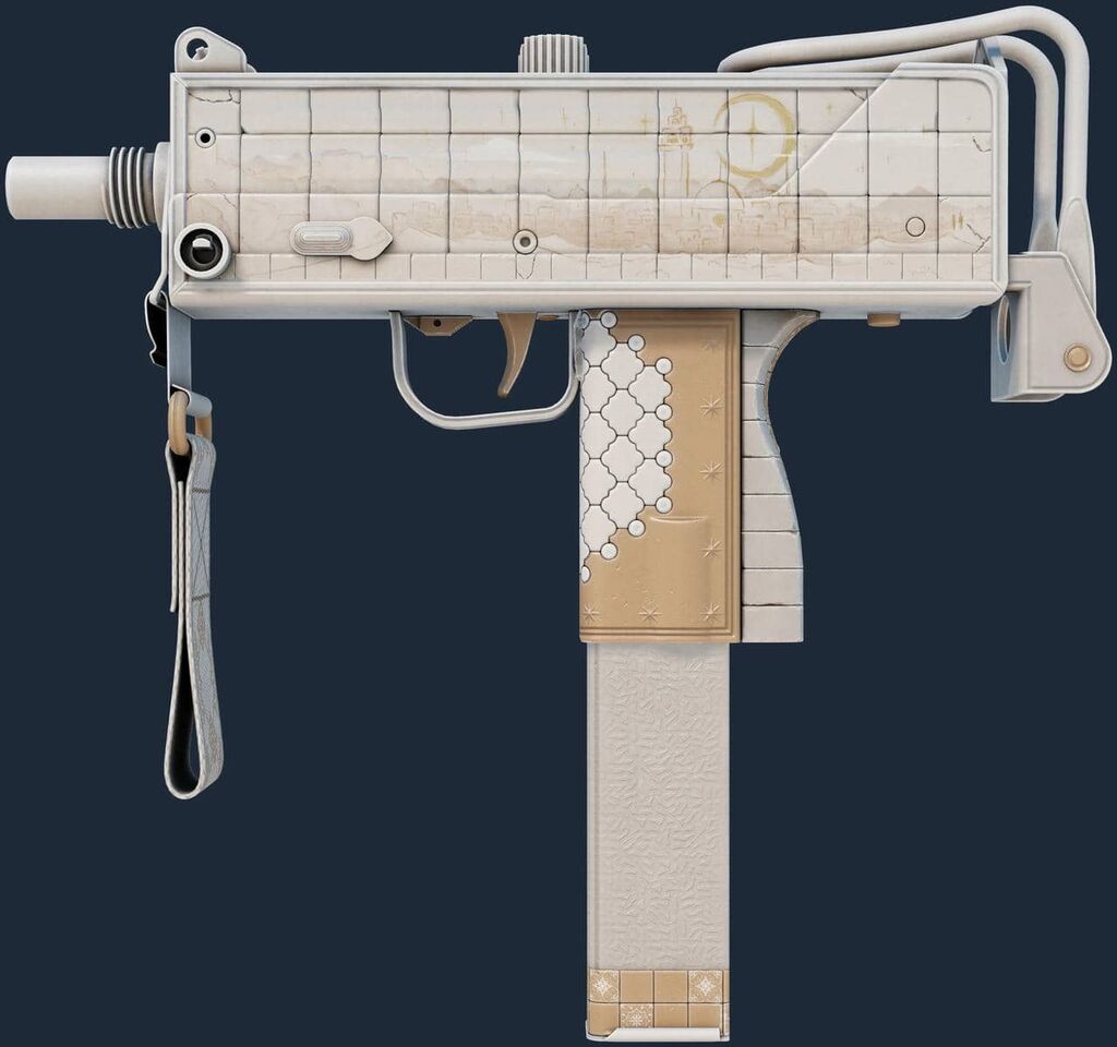 MAC-10 | Arabesque Mosaic – forrás: Valve