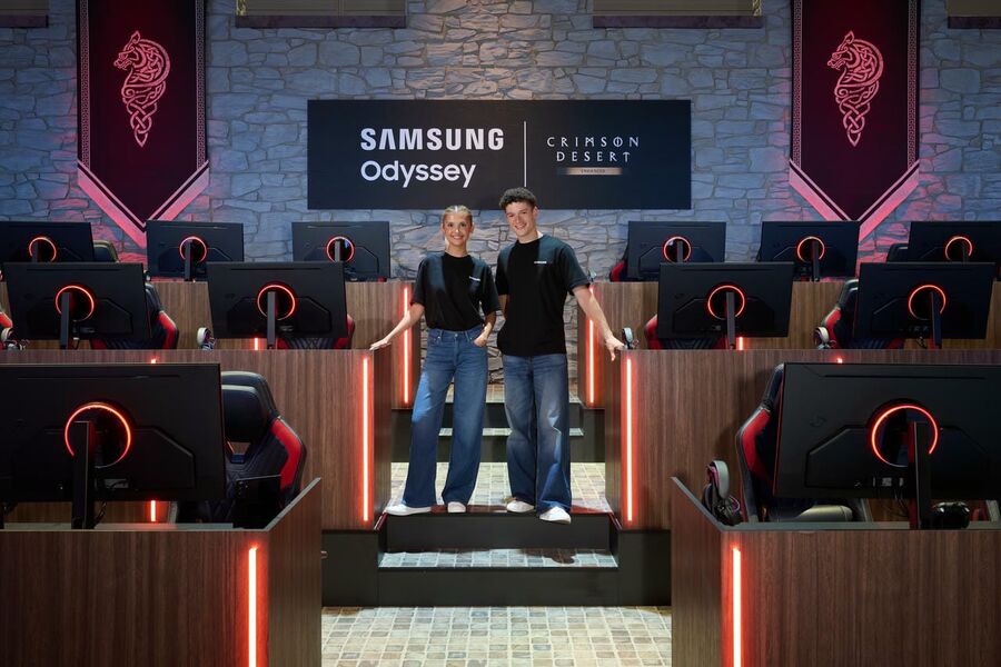 A Samsung ki&aacute;ll&iacute;t&oacute;tere a 2026-os Gamescomon - forr&aacute;s: Samsung
