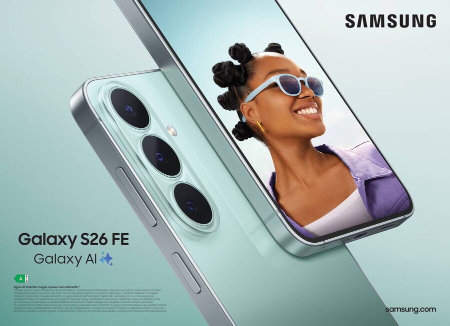 A Samsung Galaxy S26 FE - forr&aacute;s: Samsung