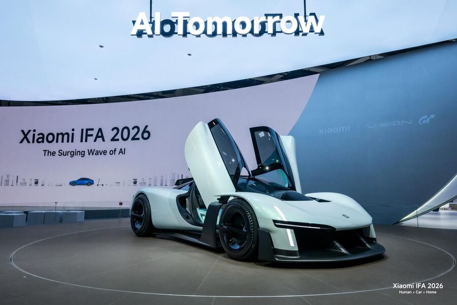 A Xiaomi Vision Gran Turismo tanulm&aacute;nyaut&oacute; az IFA Berlin 2026-on - forr&aacute;s: Xiaomi