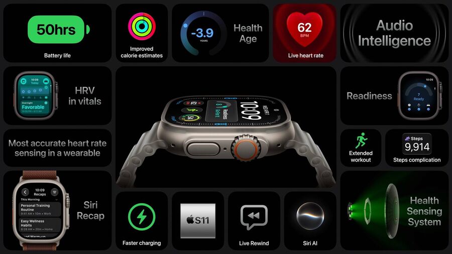 Az Apple Watch Ultra 4 - forr&aacute;s: Apple