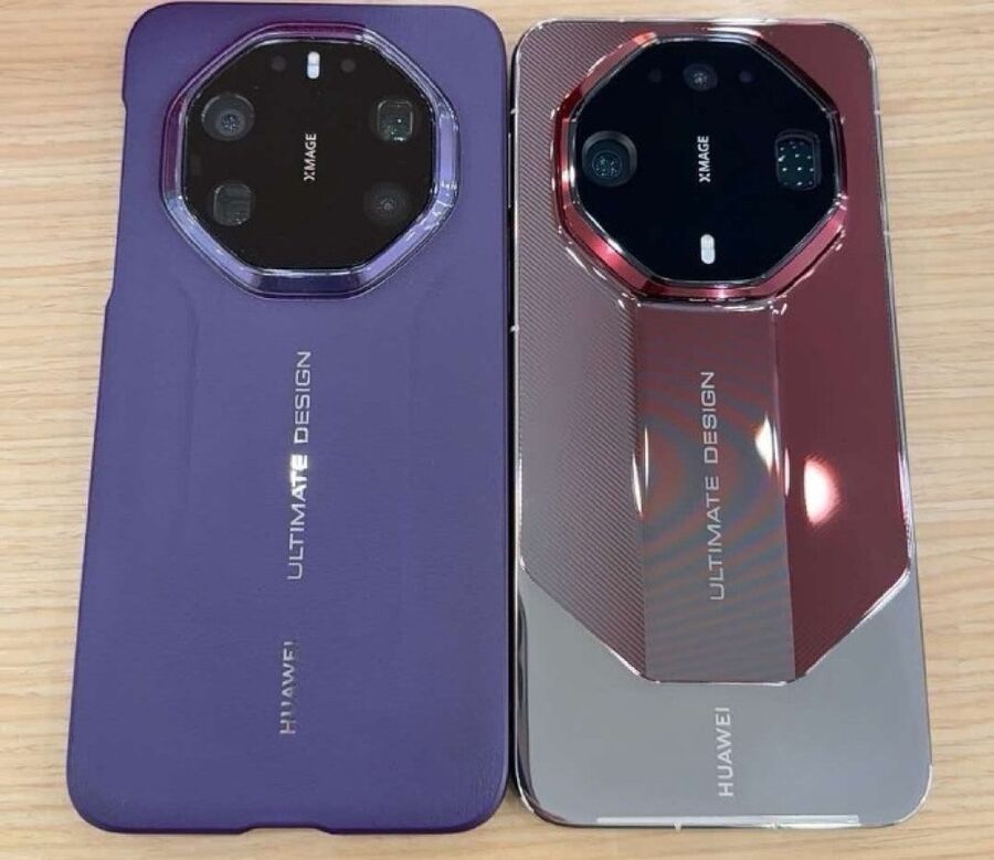 A Huawei Mate 80 RS &eacute;s Mate 90 RS egym&aacute;s mellett - forr&aacute;s: Weibo