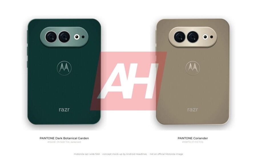 A Motorola Razr Flex koncepci&oacute;s rajza a pletyk&aacute;lt sz&iacute;nekben - forr&aacute;s: Android Headlines